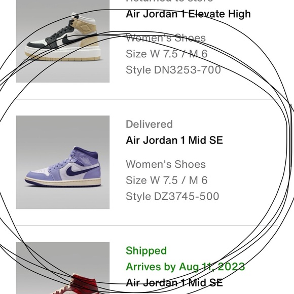 Nike Air Jordan Mid Top Sneakers Purple like new - Picture 5 of 5